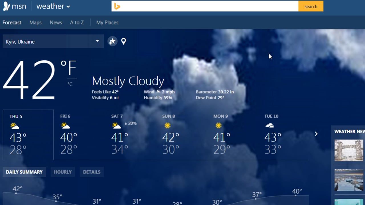 microsoft disabled weather gaget win 8